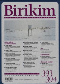 Birikim Aylık Sosyalist Kültür Dergisi Sayı: 393-394 Ocak-Şubat 2022