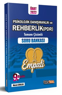 2022 ÖABT Empati Psikolojik Danışmanlık ve Rehberlik(PDR) Tamamı Çözümlü Soru Bankası