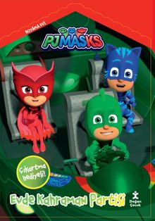 Pjmasks Boyama Evi Evde Kahraman Partisi