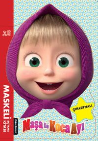 Maşa İle Koca Ayı Maskeli Boyama Kitabı