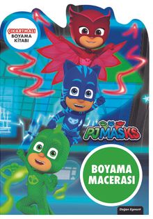 Pjmasks Özel Kesimli Boyama Macerası