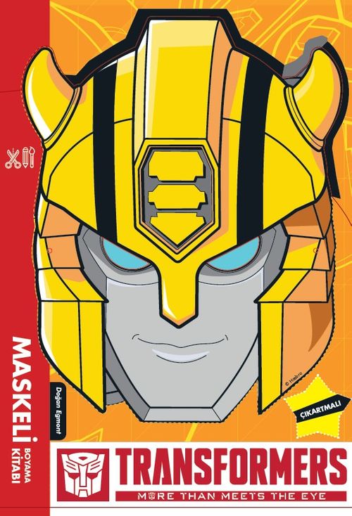 Transformers Maskeli Boyama Kitabı