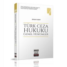 Türk Ceza Hukuku Genel Hükümler / Altın Seri - Sinan Sakin