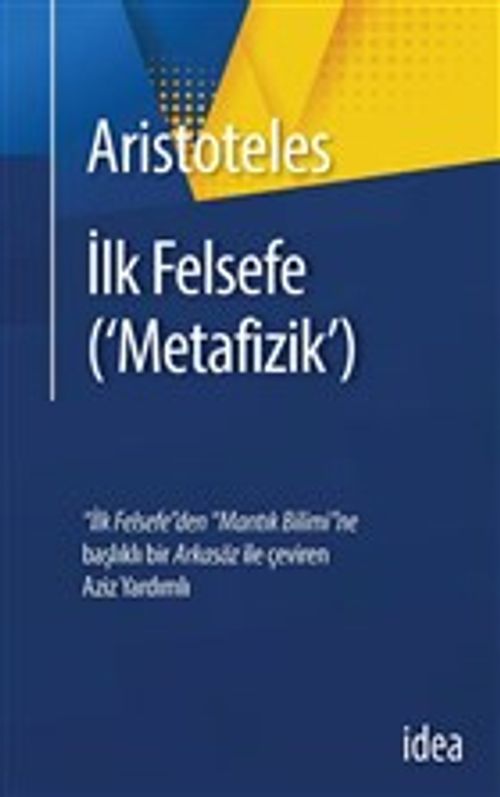 İlk Felsefe (‘Metafizik')