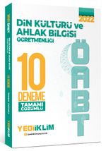 2022 ÖABT Din Kültürü ve Ahlak Bilgisi Öğretmenliği Tamamı Çözümlü 10 Deneme 