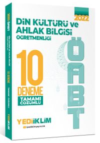 2022 ÖABT Din Kültürü ve Ahlak Bilgisi Öğretmenliği Tamamı Çözümlü 10 Deneme 