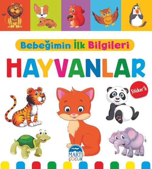 Bebeğimin İlk Bilgileri - Hayvanlar (Sticker'lı)