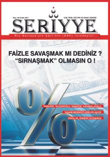 Seriyye İlim, Fikir, Kültür ve Sanat Dergisi Sayı:39 Ocak 2022