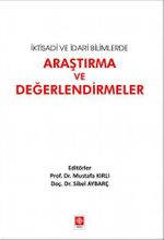İktisadi ve İdari Bilimlerde Araştırma ve Değerlendirmeler