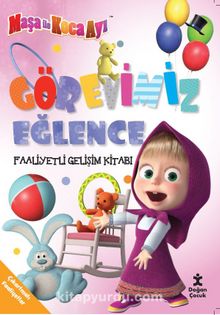 Maşa İle Koca Ayı Görevimiz Eğlence Faaliyetli Gelişim Kitabı - Kolektif