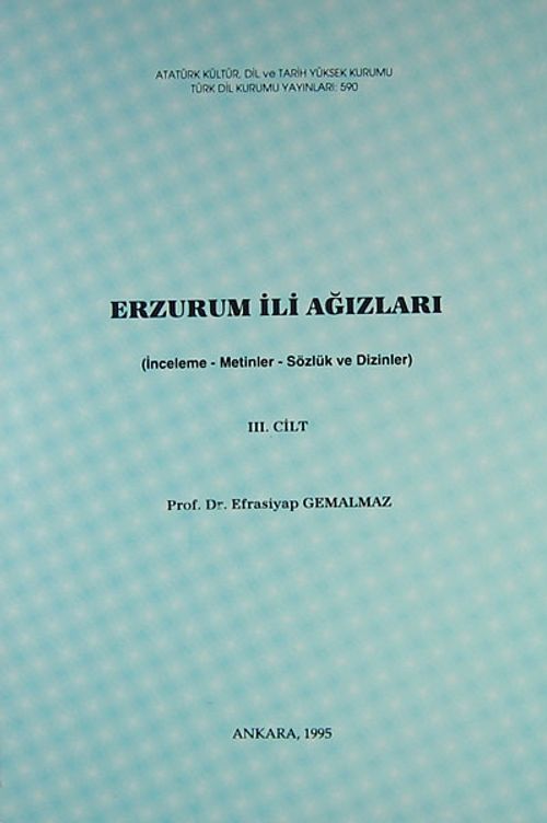 Erzurum İli Ağızları-3