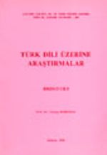 Türk Dili Üzerine Araştırmalar 1.Cilt