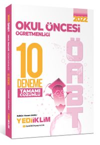 2022 ÖABT Okul Öncesi Öğretmenliği Tamamı Çözümlü 10 Deneme