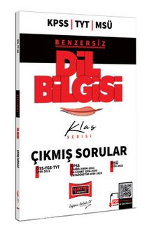 KPSS TYT MSÜ Klas Serisi Benzersiz Dil Bilgisi Çıkmış Sorular - Kolektif