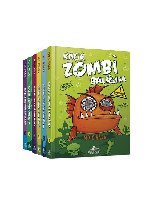 Kaçık Zombi Balığım Serisi Takım Set (Ciltli 6 Kitap)