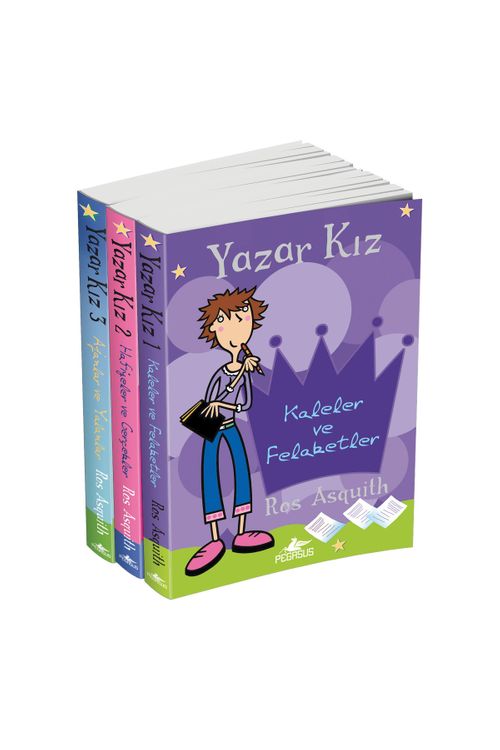 Yazar Kız Serisi Takım Set (3 Kitap)