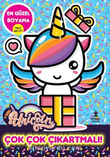 I Love Unicorn En Güzel Boyama Çok Çok Çıkartmalı! - Kolektif