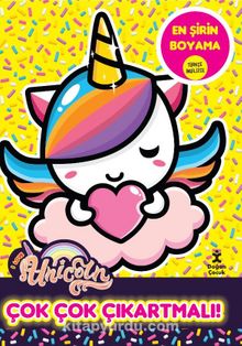 I Love Unicorn En Şirin Boyama Çok Çok Çıkartmalı! - Kolektif