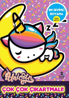 I Love Unicorn En Sevimli Boyama Çok Çok Çıkartmalı!