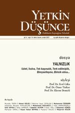 Yetkin Düşünce Sayı: 16 Ekim-Kasım-Aralık 2021
