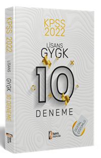 2022 KPSS Lisans Genel Yetenek Genel Kültür Dijital Çözümlü 10 Deneme