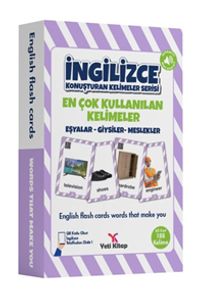 İngilizce Kelime  Kartları Eşyalar-Giysiler-Meslekler