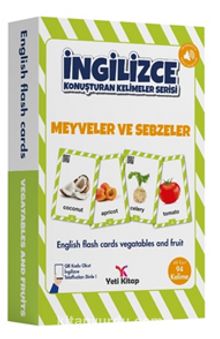 İngilizce Kelime Kartları Meyveler ve Sebzeler - Bilinmeyen Yazar
