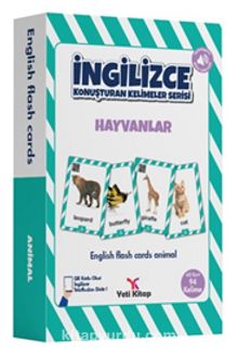 İngilizce Kelime Kartları Hayvanlar - Bilinmeyen Yazar