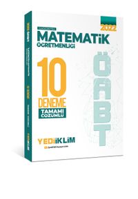 2022 ÖABT İlköğretim Matematik Öğretmenliği Tamamı Çözümlü 10 Deneme 