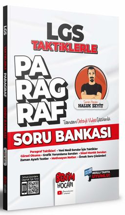 2022 LGS Taktiklerle Paragraf Tamamı Detaylı Video Çözümlü Soru Bankası