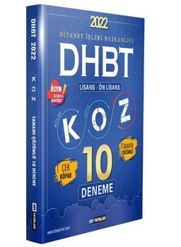 2022 DHBT Koz Lisans Önlisans Tamamı Çözümlü 10 Deneme  