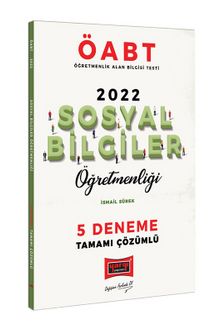 2022 ÖABT Sosyal Bilgiler Öğretmenliği Tamamı Çözümlü 5 Deneme - İsmail Sürek