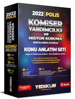 2022 Komiser Yardımcılığı ve Misyon Koruma Sınavlarına Hazırlık Konu Anlatımlı Modüler Set