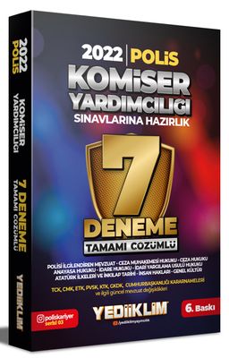 2022 Komiser Yardımcılığı Sınavlarına Hazırlık Tamamı Çözümlü 7 Deneme 