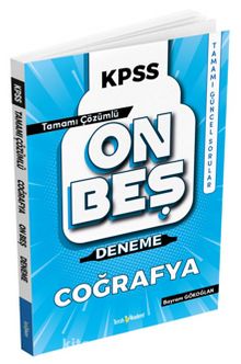 2022 KPSS Coğrafya Tamamı Çözümlü 15 Deneme - Taner Özdemir