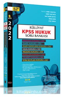 2022 Külliyat KPSS Hukuk Soru Bankası - Kolektif