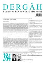 Dergah Edebiyat Sanat Kültür Dergisi Sayı: 384 Şubat 2022