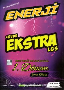 LGS Enerji Evde Ekstra Soru Kitabı 1.Dönem - Kolektif
