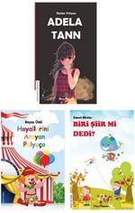 Adela Tann - Biri Şiir Mi Dedi? - Hayallerini Arayan Palyaço Çocuk Kitapları Seti (3 Kitap)
