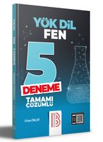 YÖKDİL Fen Tamamı Çözümlü 5 Deneme