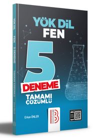 YÖKDİL Fen Tamamı Çözümlü 5 Deneme