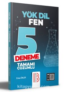 YÖKDİL Fen Tamamı Çözümlü 5 Deneme - Erkan Önler
