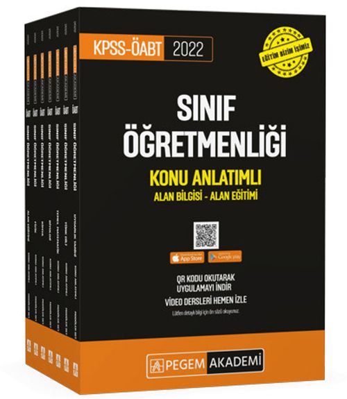 2022 KPSS ÖABT Sınıf Öğretmenliği Konu Anlatımlı Alan Bilgisi- Alan Eğitimi (7 Kitap)