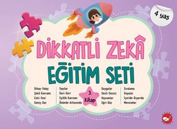 Dikkatli Zeka Eğitim Seti 3. Kitap (4 Yaş)