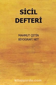 Sicil Defteri - Mahmut Çetin