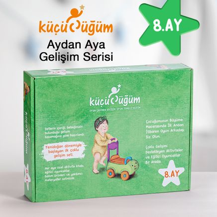 Küçücüğüm Aydan Aya Gelişim Serisi 8. Ay / Çevremi Keşfediyorum!