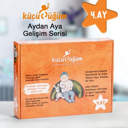 Küçücüğüm Aydan Aya Gelişim Serisi 4. Ay / Gülümsüyorum!