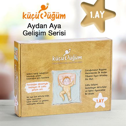 Küçücüğüm Aydan Aya Gelişim Serisi 1. Ay / Ben Geldim Dünya!