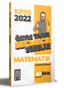2022 KPSS Matematik ÖSYM Tarzı Seçmece Sorular Tamamı Çözümlü Soru Bankası - R. Fatih Örs