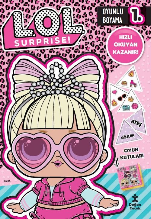 Lol Surprise Oyunlu Boyama 1/  Hızlı Okuyan Kazanır
